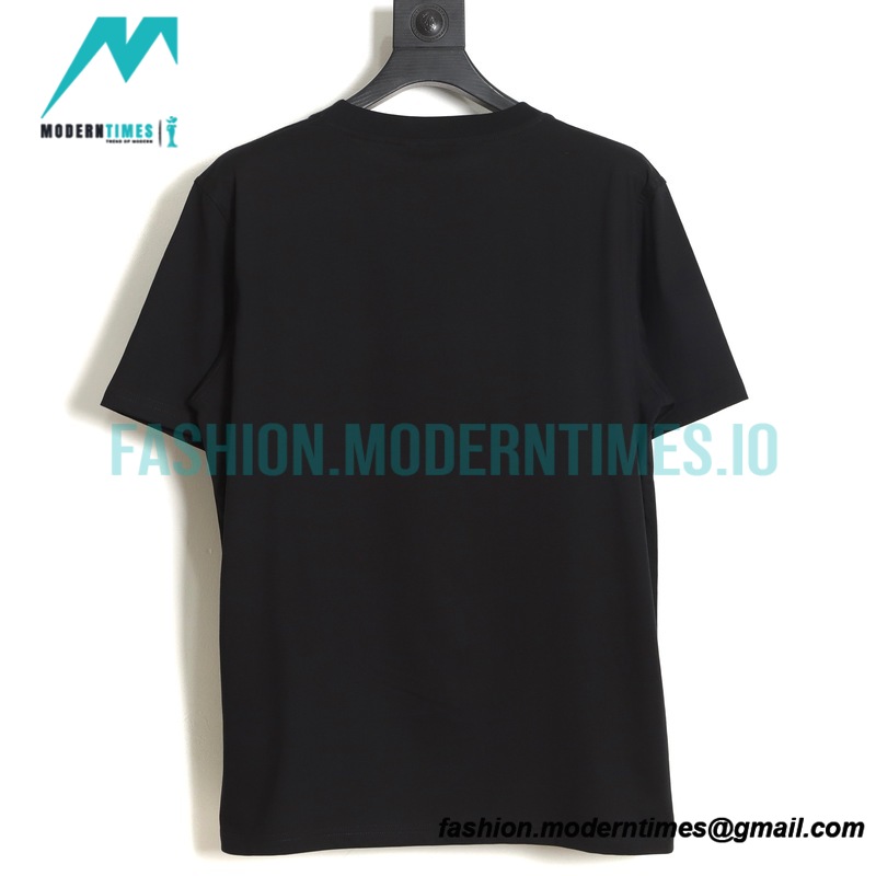 Burberry - 23SS Stereoscopic Geometric Embroidered Short-sleeved T-shirt