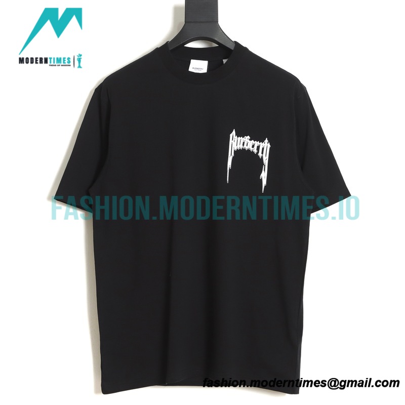 Burberry - 23SS Letter Printed Short-sleeved T-shirt