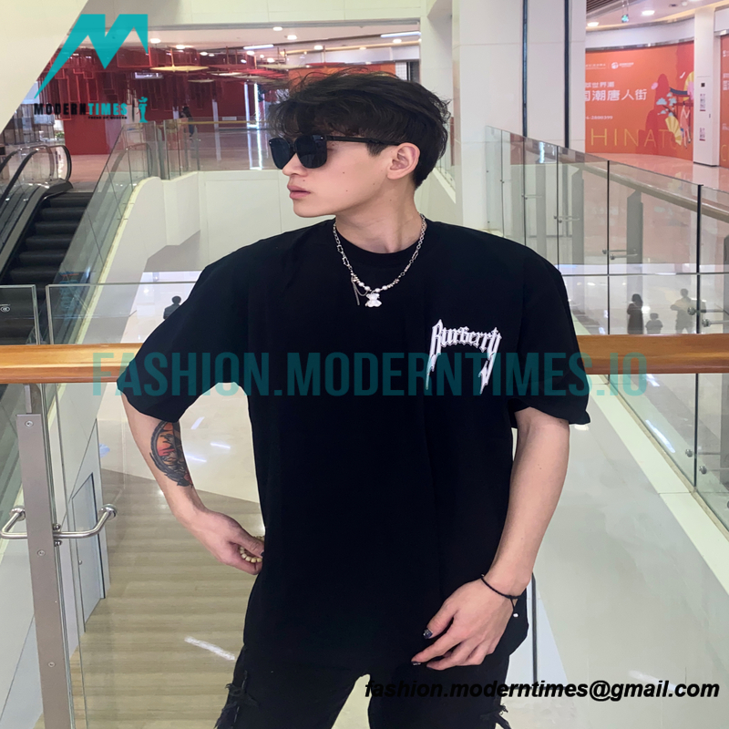 Burberry - 23SS Letter Printed Short-sleeved T-shirt