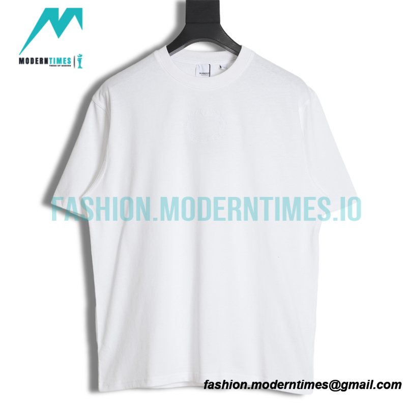 Burberry - 23SS Embroidered Wheat Spike Short-sleeved T-shirt