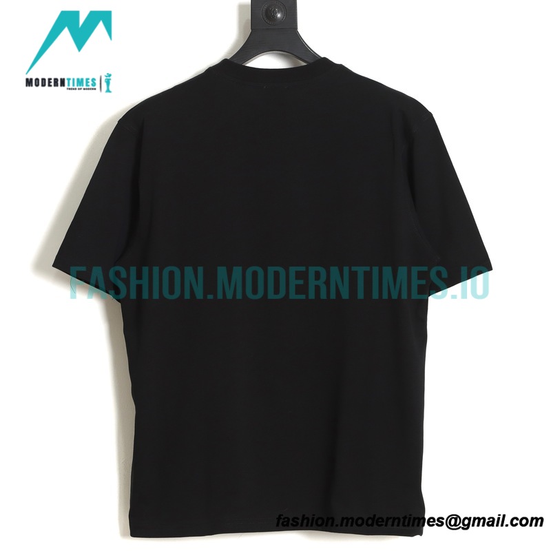 Burberry - 23SS Embroidered Wheat Spike Short-sleeved T-shirt