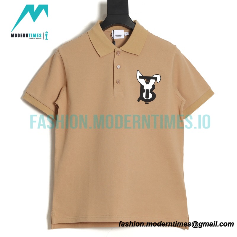 Burberry - 23SS Year Of The Rabbit Limited Short Sleeve Polo With Bunny Print
