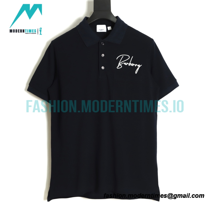 Burberry - 22ss Art Signature Short-sleeved Polo Shirt