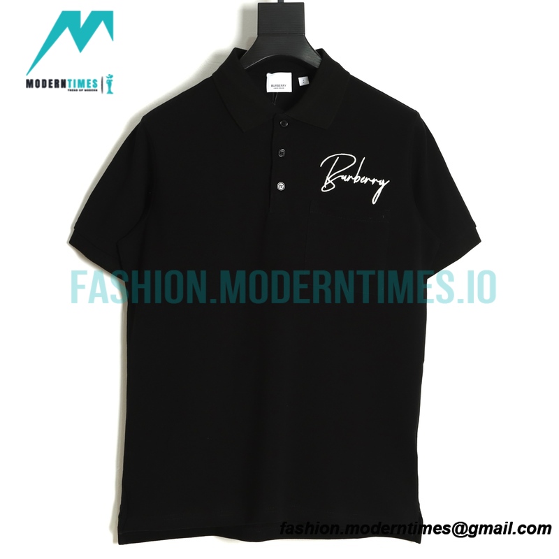 Burberry - 22ss Art Signature Short-sleeved Polo Shirt
