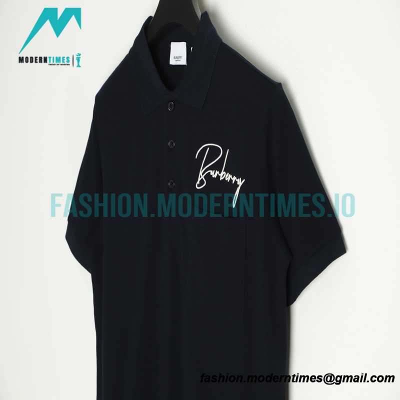 Burberry - 22ss Art Signature Short-sleeved Polo Shirt