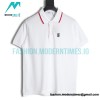 Burberry - Short-sleeved Polo With Red Trim