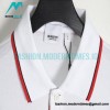 Burberry - Short-sleeved Polo With Red Trim