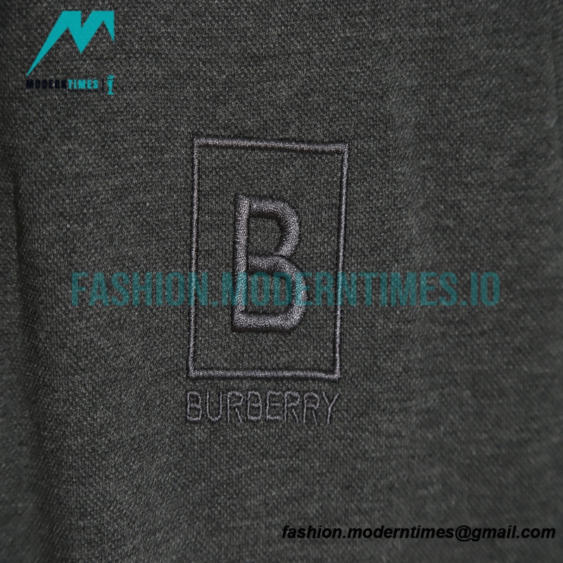 Burberry - 23SS Embroidered Short-sleeved Polo With B-line Front