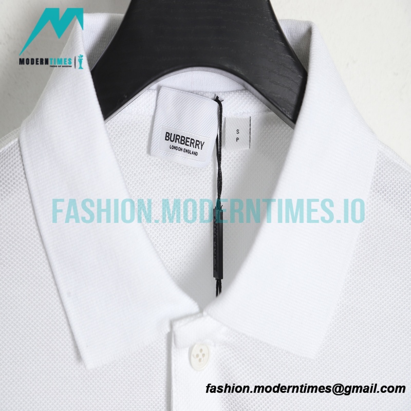 Burberry - 23SS Embroidered Short-sleeved Polo With B-line Front