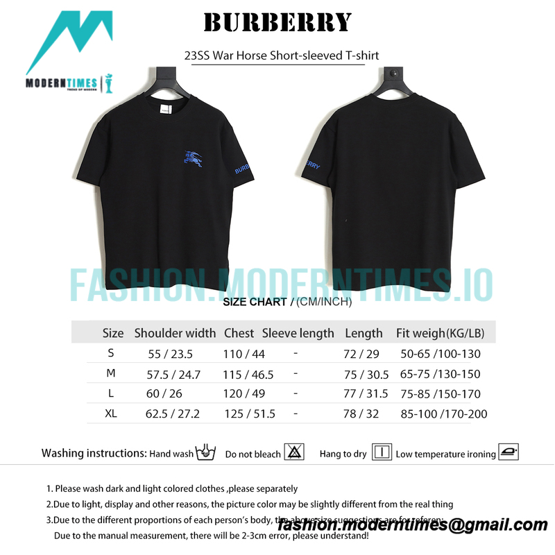 Burberry - 23SS War Horse Short-sleeved T-shirt