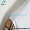Burberry - Classic Plaid Sleeve Stitched Short Sleeve T-shirt