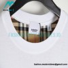 Burberry - Classic Plaid Sleeve Stitched Short Sleeve T-shirt