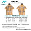 Burberry - Checked Lapel Short-sleeved Polo Shirt