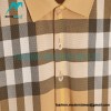 Burberry - Checked Lapel Short-sleeved Polo Shirt
