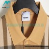 Burberry - Checked Lapel Short-sleeved Polo Shirt