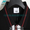 Burberry - Striped Printed Logo Lapel Short-sleeved Polo Shirt