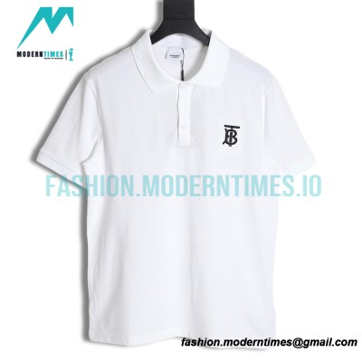 Burberry -Classic TB Embroidered Logo Short-sleeved Polo Shirt