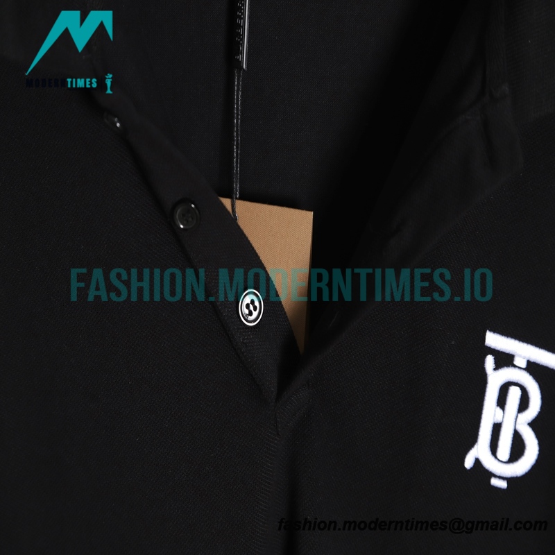 Burberry -Classic TB Embroidered Logo Short-sleeved Polo Shirt