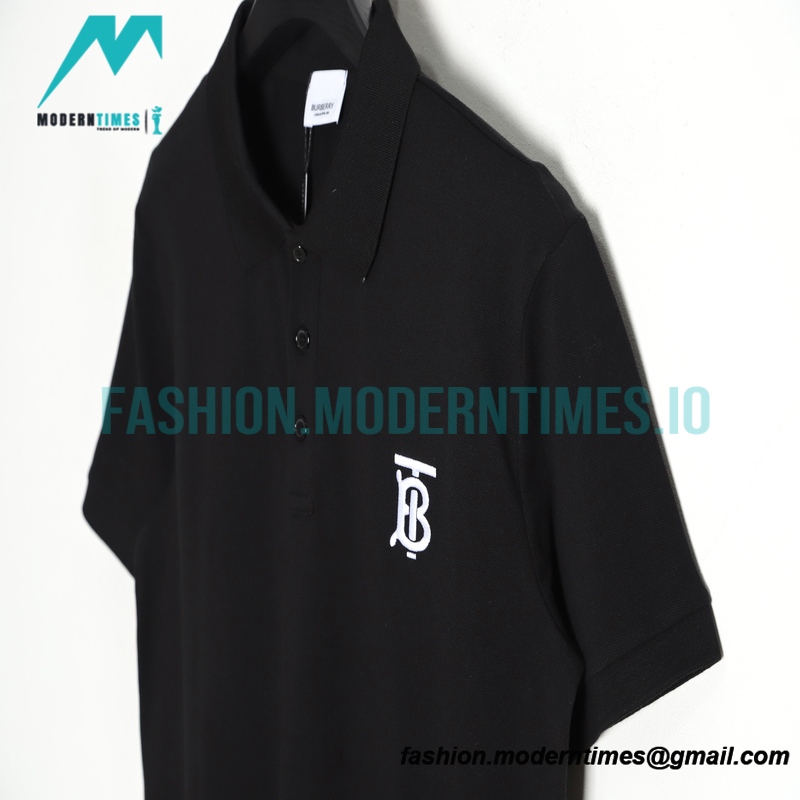 Burberry -Classic TB Embroidered Logo Short-sleeved Polo Shirt