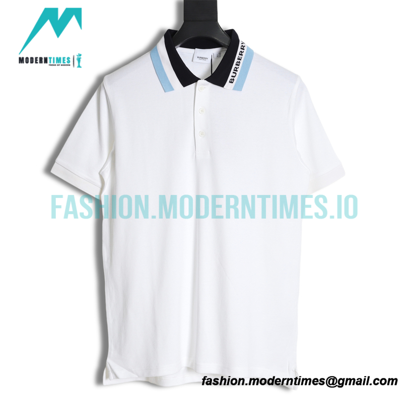 Burberry - 21SS Short Sleeved Polo Shirt With Classic Embroidered