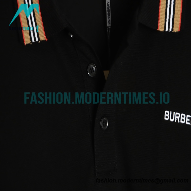Burberry - 22ss Collar Classic Striped Elements Polo Short Sleeves