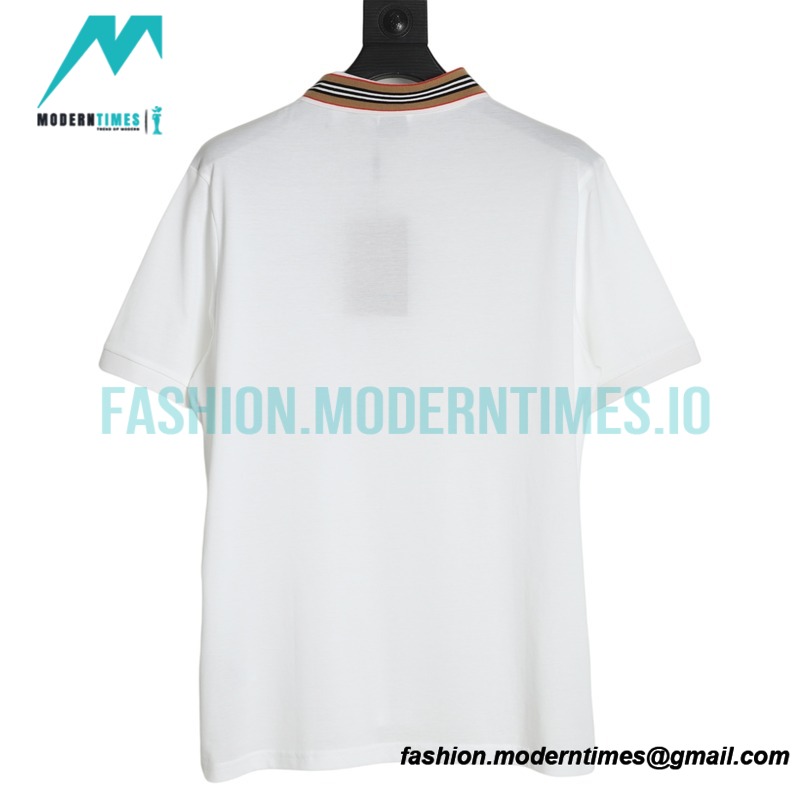 Burberry - 22ss Collar Classic Striped Elements Polo Short Sleeves
