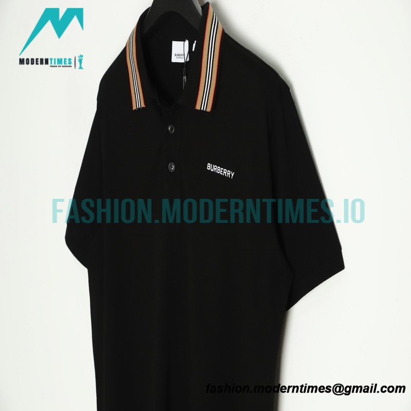 Burberry - 22ss Collar Classic Striped Elements Polo Short Sleeves
