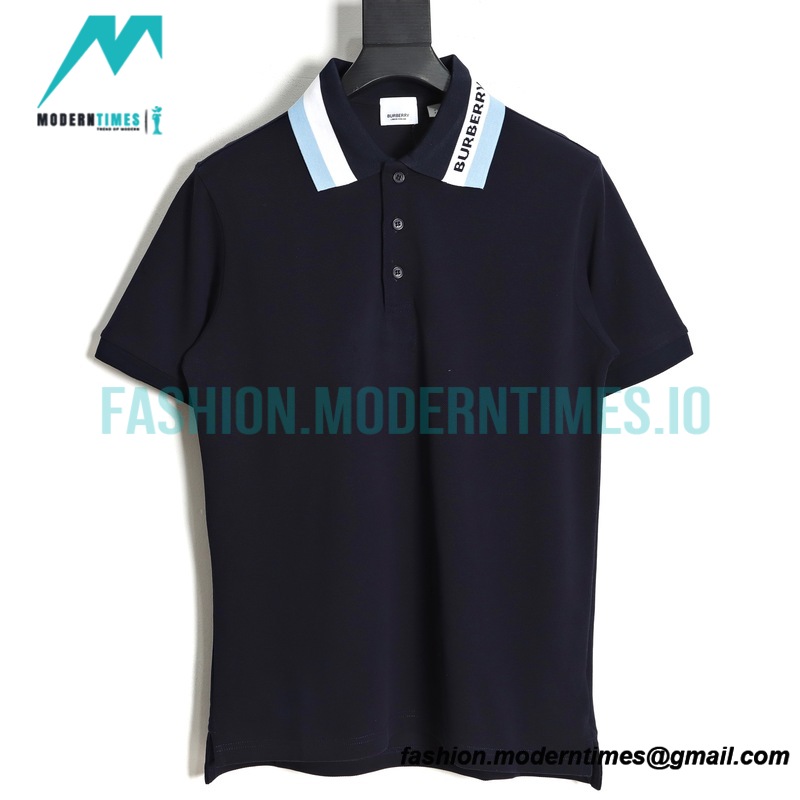 Burberry - 21SS Short-sleeved Polo Shirt With Classic Embroidered 