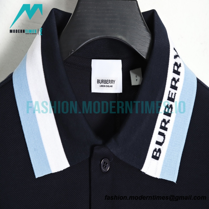 Burberry - 21SS Short-sleeved Polo Shirt With Classic Embroidered 