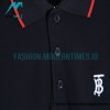 Burberry - Short-sleeved Polo With Red Trim