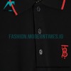 Burberry - Short-sleeved Polo With Red Trim