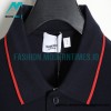 Burberry - Short-sleeved Polo With Red Trim