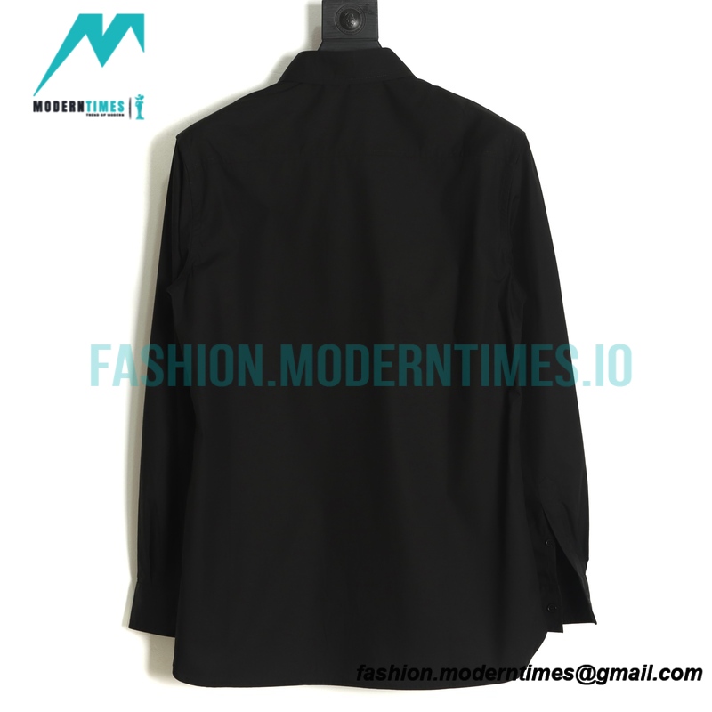 Burberry - 22FW Signature Embroidered Long-sleeved Shirt