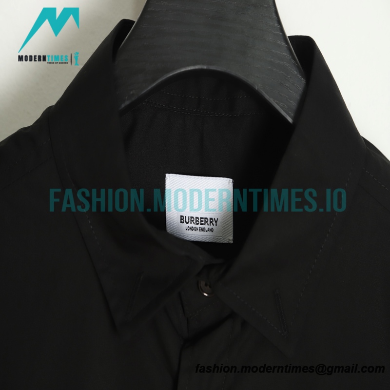 Burberry - 22FW Signature Embroidered Long-sleeved Shirt