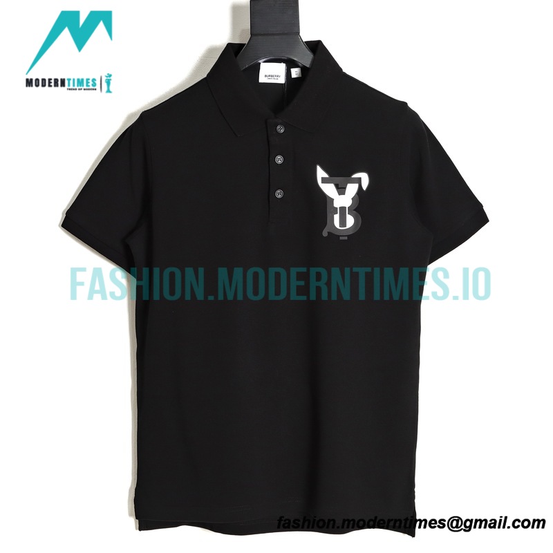 Burberry - 23SS Year Of The Rabbit Limited Short Sleeve Polo With Bunny Print