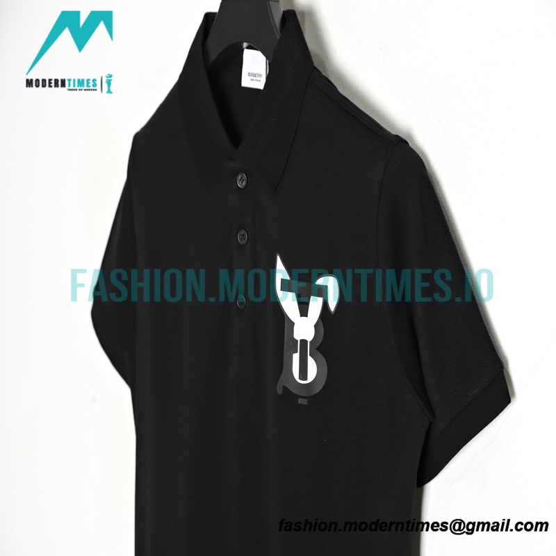 Burberry - 23SS Year Of The Rabbit Limited Short Sleeve Polo With Bunny Print