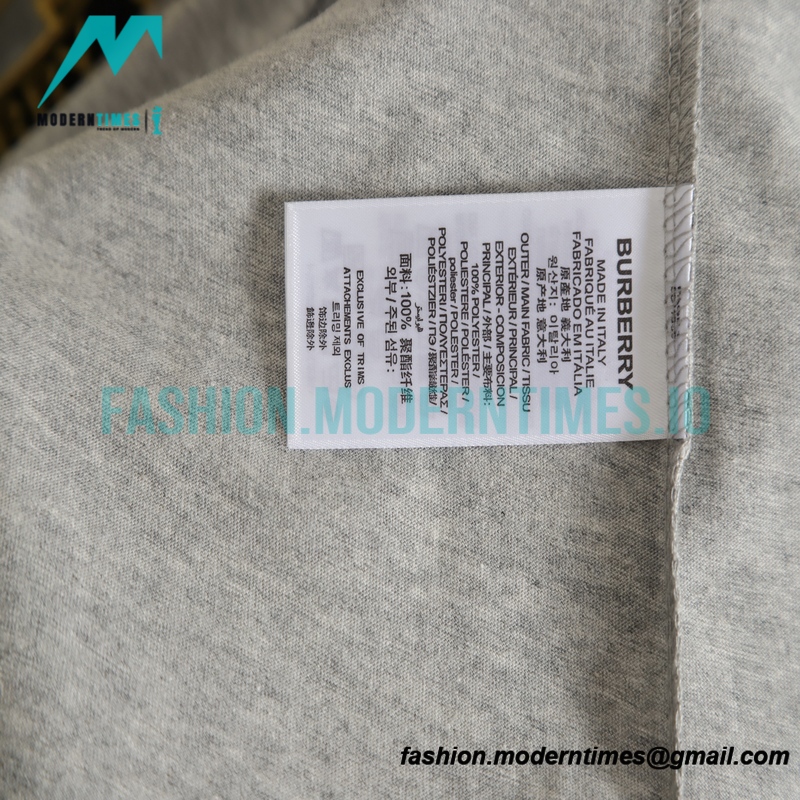 Burberry - 23ss Oak Leaf Micro Letter Print Short Sleeve