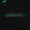 Burberry - 2023SS Back New Knight Charger Logo Short-sleeved T-shirt