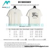 Burberry - 2023SS Back New Knight Charger Logo Short-sleeved T-shirt