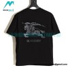 Burberry - 2023SS Back New Knight Charger Logo Short-sleeved T-shirt