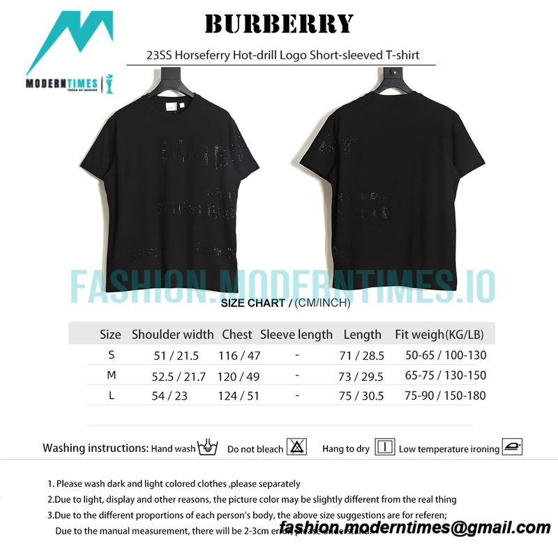 Burberry - 23SS Horseferry Hot-drill Logo Short-sleeved T-shirt