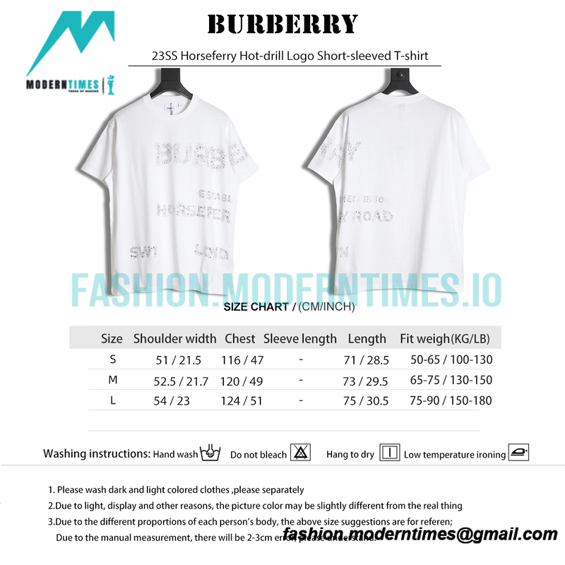 Burberry - 23SS Horseferry Hot-drill Logo Short-sleeved T-shirt