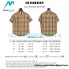 Burberry -Classic Plaid Short-sleeved Shirt