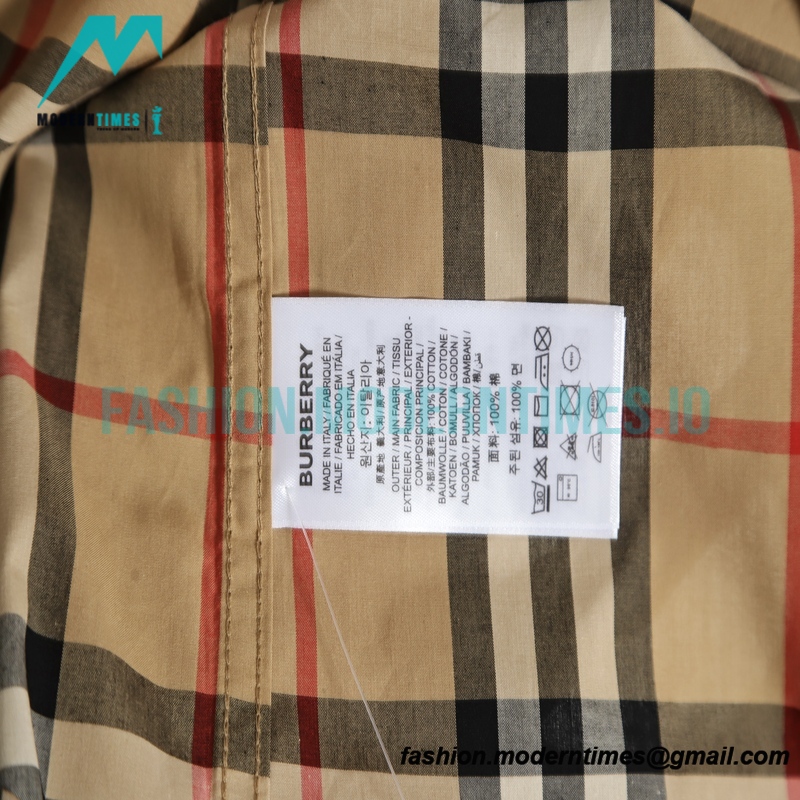 Burberry -Classic Plaid Short-sleeved Shirt