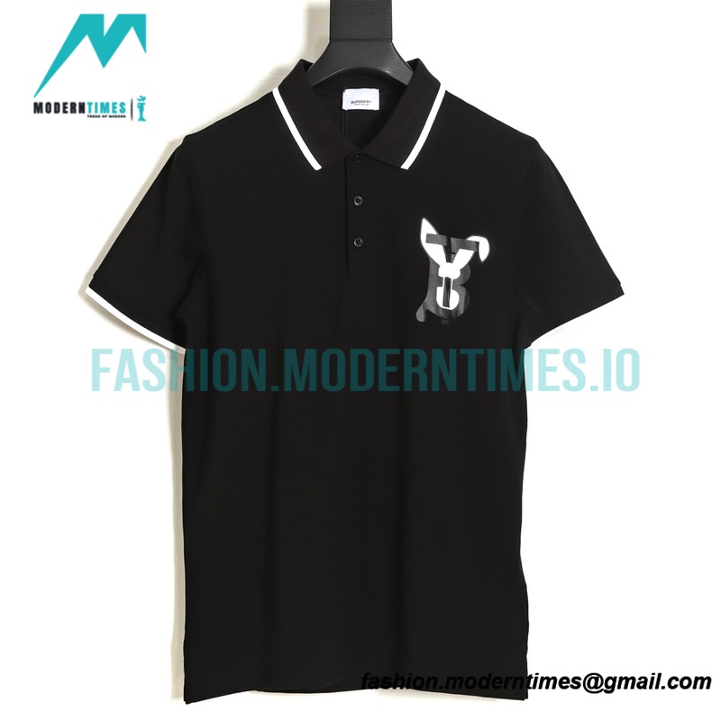 Burberry - 23SS Year Of The Rabbit Printed Short-sleeved Polo Shirt