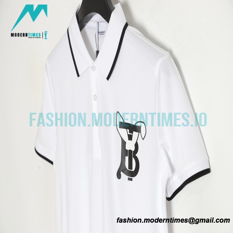 Burberry - 23SS Year Of The Rabbit Printed Short-sleeved Polo Shirt