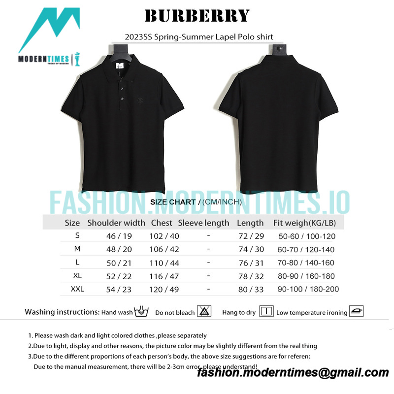 Burberry - 2023SS Spring Summer Lapel Polo T-shirt