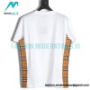 Burberry - Short Sleeved T-shirt With B Label Embroidery Stitched On The Chest