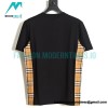 Burberry - Short Sleeved T-shirt With B Label Embroidery Stitched On The Chest