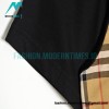 Burberry - Short Sleeved T-shirt With B Label Embroidery Stitched On The Chest